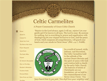 Tablet Screenshot of celticcarmelites.org